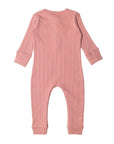 Long Sleeve Henley Onesie | Dusk Marle