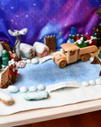Felt Play Mat Playscape | Snow Ice Rink