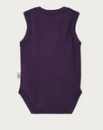 Merino Singlet Bodysuit | Plum