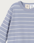 Merino Pyjama Set | Periwinkle Stripe