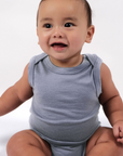 Merino Singlet Bodysuit | Periwinkle
