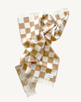Checkerboard Blanket | Terra White