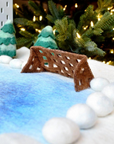 Felt Play Mat Playscape | Snow Ice Rink