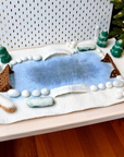 Felt Play Mat Playscape | Snow Ice Rink