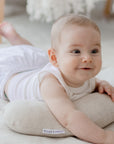Tummy Time Pillow | Natural Linen & Wool