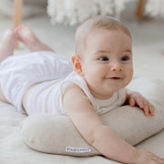 Tummy Time Pillow | Natural Linen & Wool