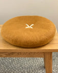 Button Cushion | Ochre