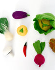 Felt Food Play Set | Vegetables