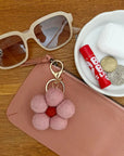 Felt Flower Keychain | Pink Flower - Merino & Me