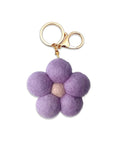 Felt Flower Keychain | Lilac