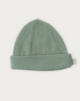 Merino Rib Hat | Sage - Merino & Me