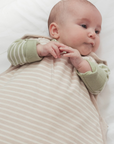 Mini Duvet Side Zip Sleep Sack | Dune Stripe - Merino & Me