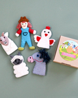 Finger Puppet Set | Mrs MacDonald - Stina's Style