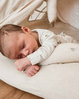 Tummy Time Pillow | Natural Linen & Wool