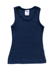 Merino Singlet | Indigo - Merino & Me