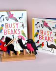 Busy Beaks Book and Finger Puppet Set