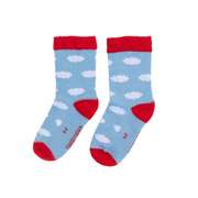 Thick Merino Gumboot Socks | Light Blue Clouds - Merino & Me