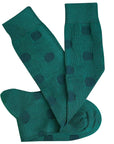 Knee Length Ladies Merino Wool Socks | Yayoi Green