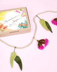 Felt Garland | Eucalyptus & Gum Blossoms