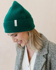 Cashmere & Merino Beanie | Forest - Merino & Me