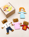 Finger Puppet Set | Goldilocks & The Three Bears - Stina's Style