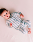 PJ Suit | Tide Stripe - Merino & Me