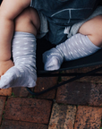 Baby & Kids Knee High Socks | Snowflake - Merino & Me