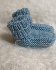 Hand Knitted Merino Booties - Merino & Me