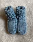 Hand Knitted Merino Booties - Merino & Me