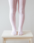 Baby & Kids Tights | Cherry Blossom Cable - Merino & Me