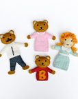 Finger Puppet Set | Goldilocks & The Three Bears - Stina's Style