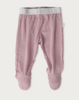 Merino Footed Leggings | Chalk Pink - Merino & Me