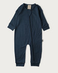 Merino Footless All in One | Denim - Merino & Me