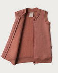 Merino Fleece Vest | Rose - Merino & Me