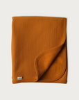 Merino Fleece Blanket | Honey Ginger - Merino & Me