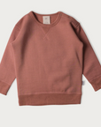 Merino Fleece Sweatshirt | Rose - Merino & Me