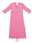 Button Nightie | Pink - Merino & Me
