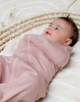 Joey Merino Swaddle Sack | Rose - Merino & Me