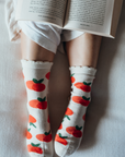 Adult Cashmere Socks | Peachy Keen - Merino & Me