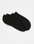 Womens Sneaker Sock Twin Pack | Black - Merino & Me