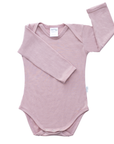 Long Sleeve Bodysuit | Blush - Merino & Me