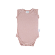 Singlet Bodysuit | Blush - Merino & Me