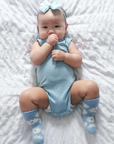 Singlet Bodysuit | Sky Blue - Merino & Me