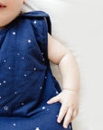 Mini Duvet Side Zip Sleep Sack | Tekapo Stars - Merino & Me
