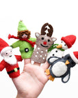 Finger Puppet Set | Christmas Santa - Stina's Style