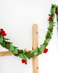 Felt Garland | Holly Christmas - Merino & Me