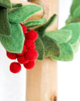 Felt Garland | Holly Christmas - Merino & Me