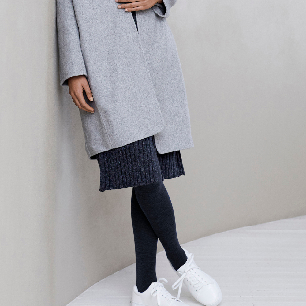 Ladies Merino Tights | Luxe Black