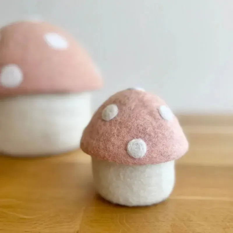 Mini Toadstool Trinket Box | Blush