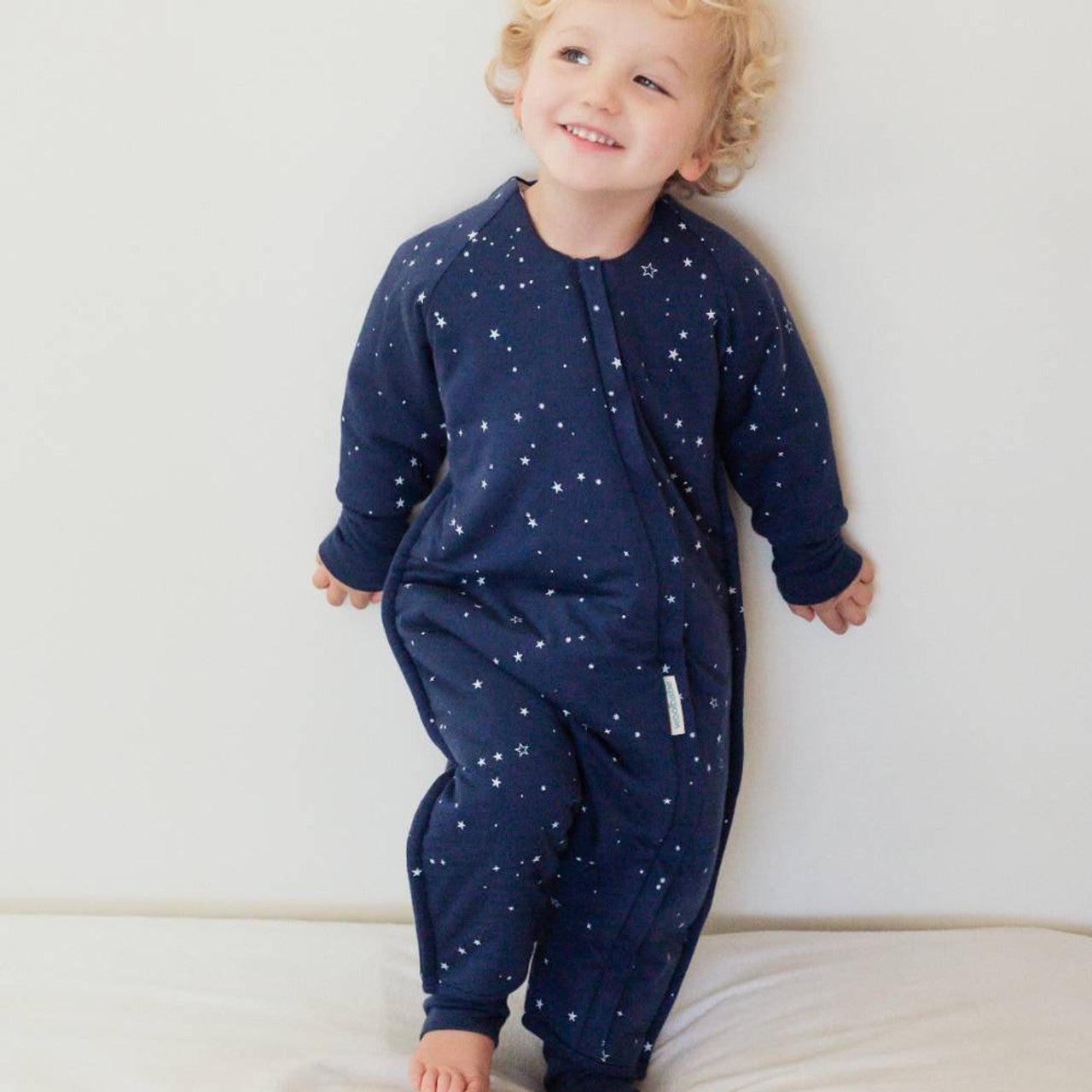 Duvet Sleep Suit with Sleeves | Tekapo Stars